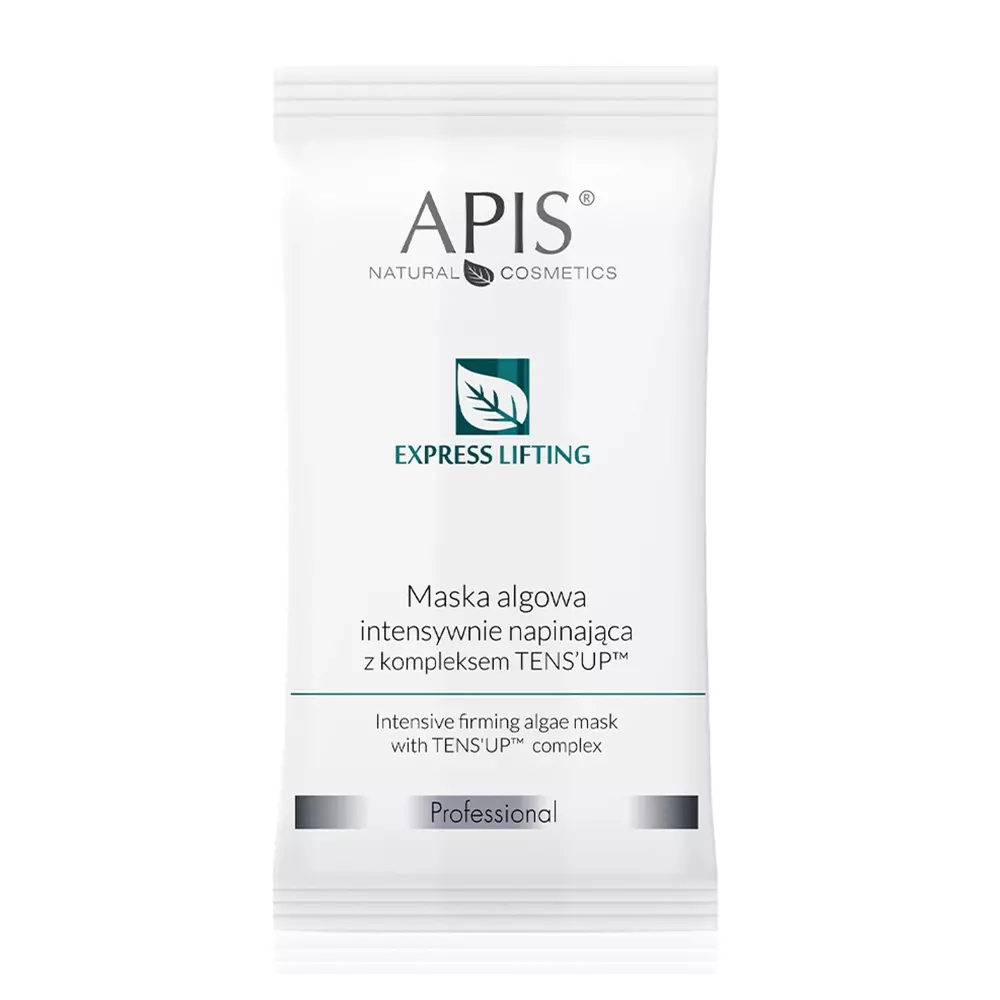 Apis - Professional - Express Lifting - Intensive Firming Algae Mask with TENS'UP Complex - Alginátová, intenzivně napínací maska s komplexem TENS'UP - 20 g 