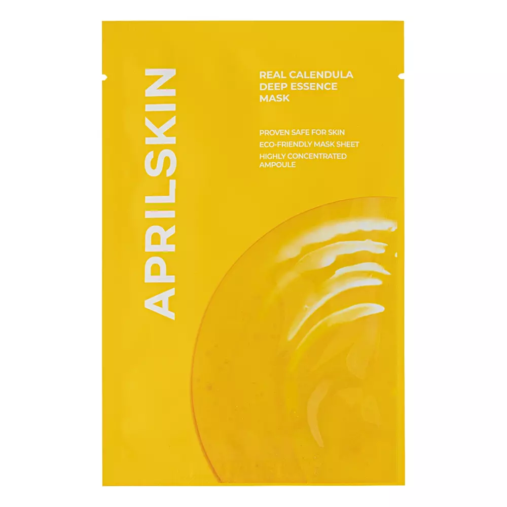 Aprilskin - Real Calendula Deep Essence Mask - Maska s měsíčkovou esencí - 20 g