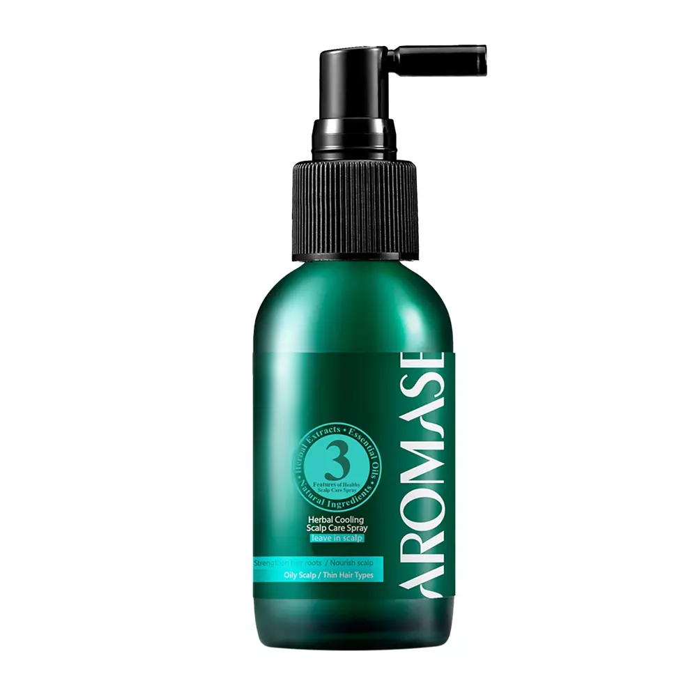 Aromase - Herbal Cooling Scalp Care Spray - Chladivý sprej pro pokožku hlavy - 115 ml