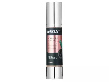 Asoa - Přírodní BB krém s minerálním filtrem SPF15 - teplý odstín - 50 ml