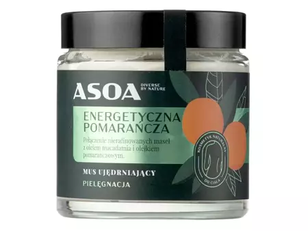 Asoa - Zpevňující tělový mus - energetický pomeranč - 120 ml