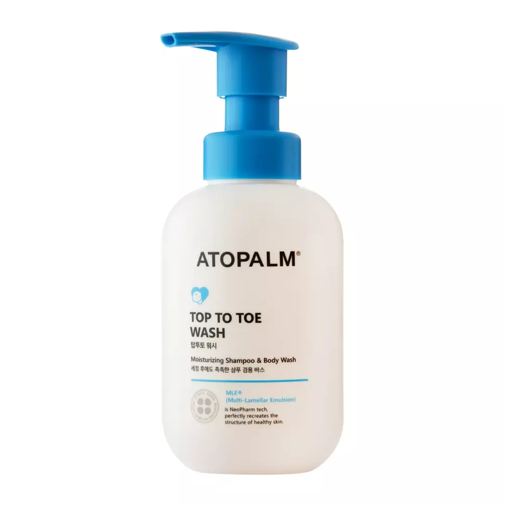 Atopalm - Top to Toe Wash - Jemný mycí gel na tělo a vlasy - 200 ml