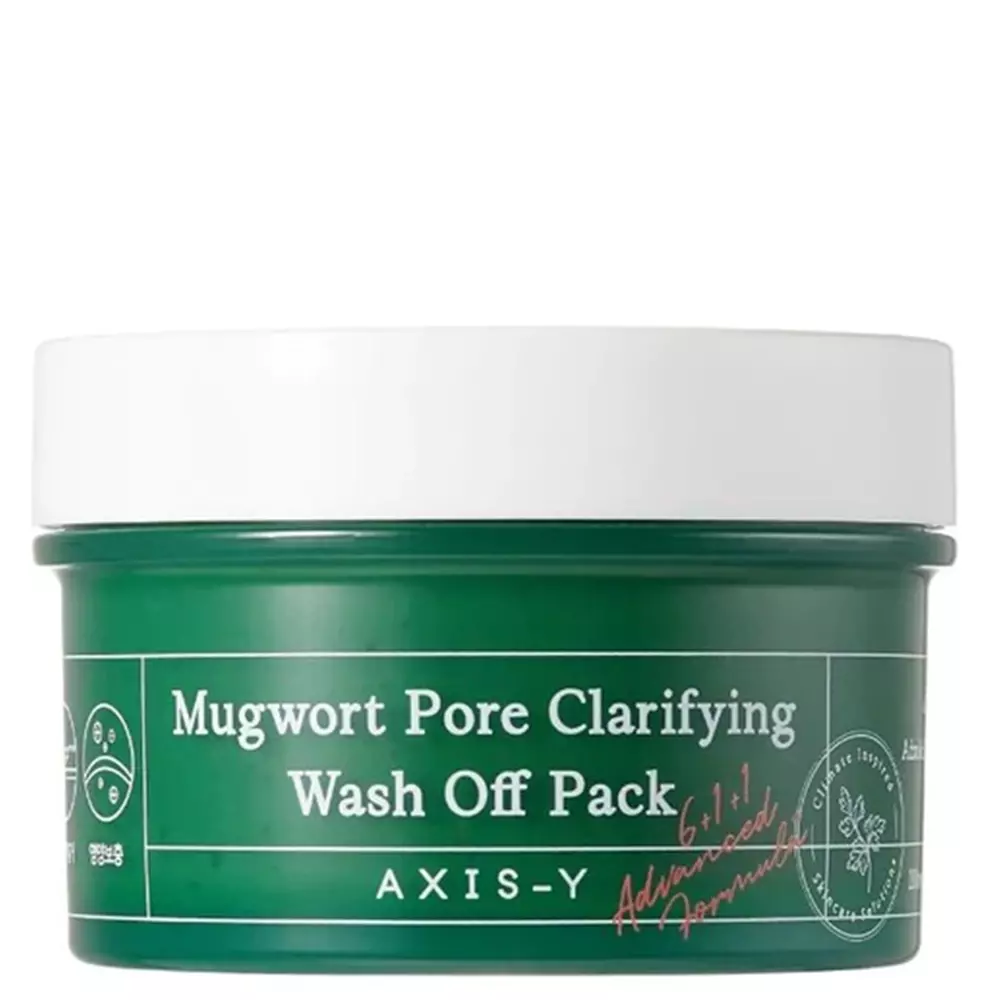 Axis-y - Mugwort Pore Clarifying Wash Off Pack - Čisticí maska na obličej s pelyňkem - 100 ml