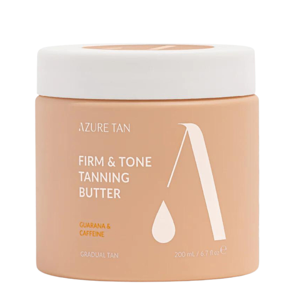 Azure Tan - Firm & Tone Tanning Butter - Zpevňující tělové máslo s efektem postupného opálení - 200 ml