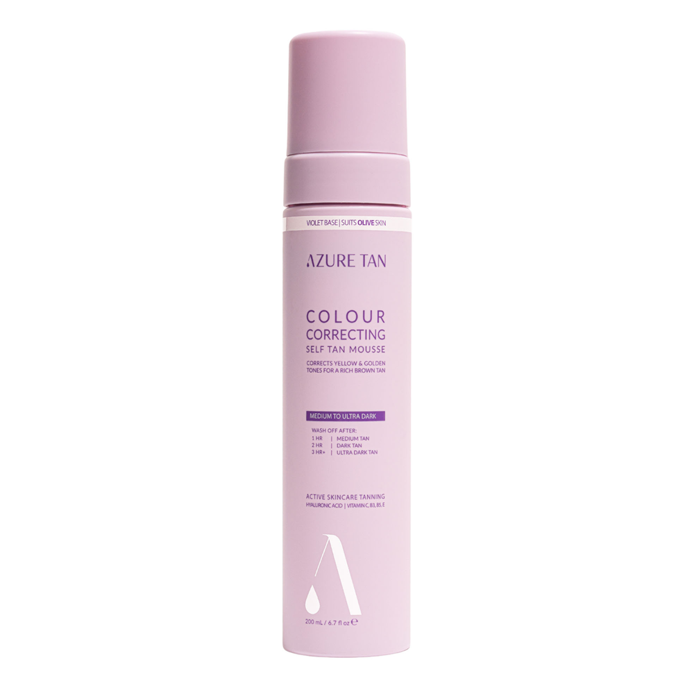 Azure Tan - Self Tan Mousse Violet Base - Samoopalovací tělová pěna - Medium To Ultra Dark - 200ml 