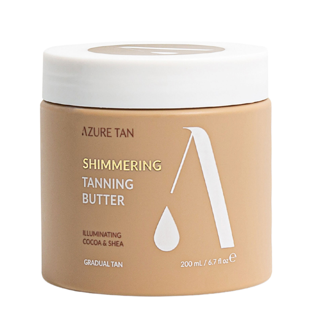 Azure Tan - Shimmering Tanning Butter - Rozjasňující tělové máslo pro postupné opálení - 200ml