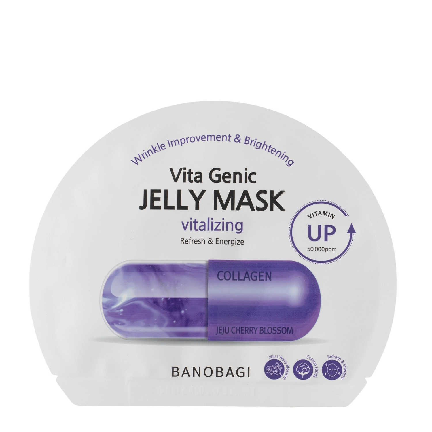 Banobagi - Vita Genic Jelly Mask Vitalizing - Revitalizační pleťová maska v plátýnku - 1ks/30 g 