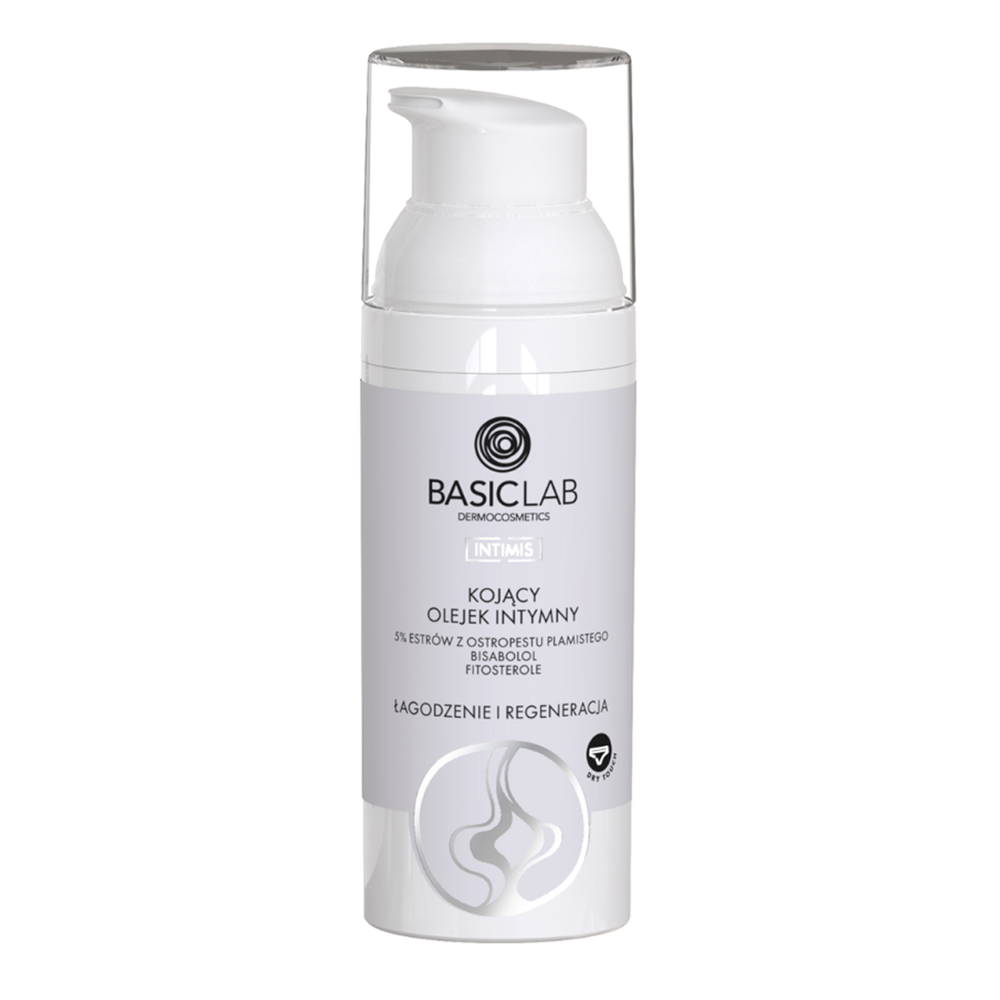 BasicLab - Zklidnění a regenerace - Zklidňující olej pro intimní hygienu - 50 ml