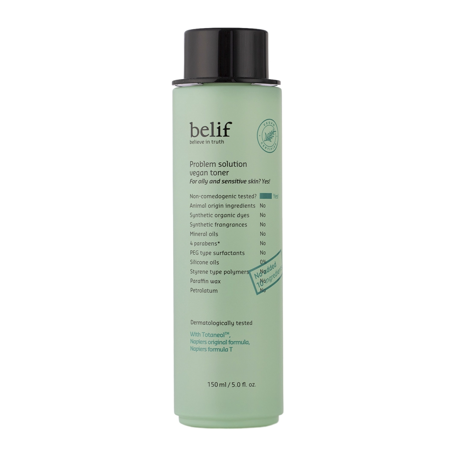 Belif - Problem Solution Vegan Toner - Zklidňující pleťové tonikum s extraktem z čajovníku - 150 ml