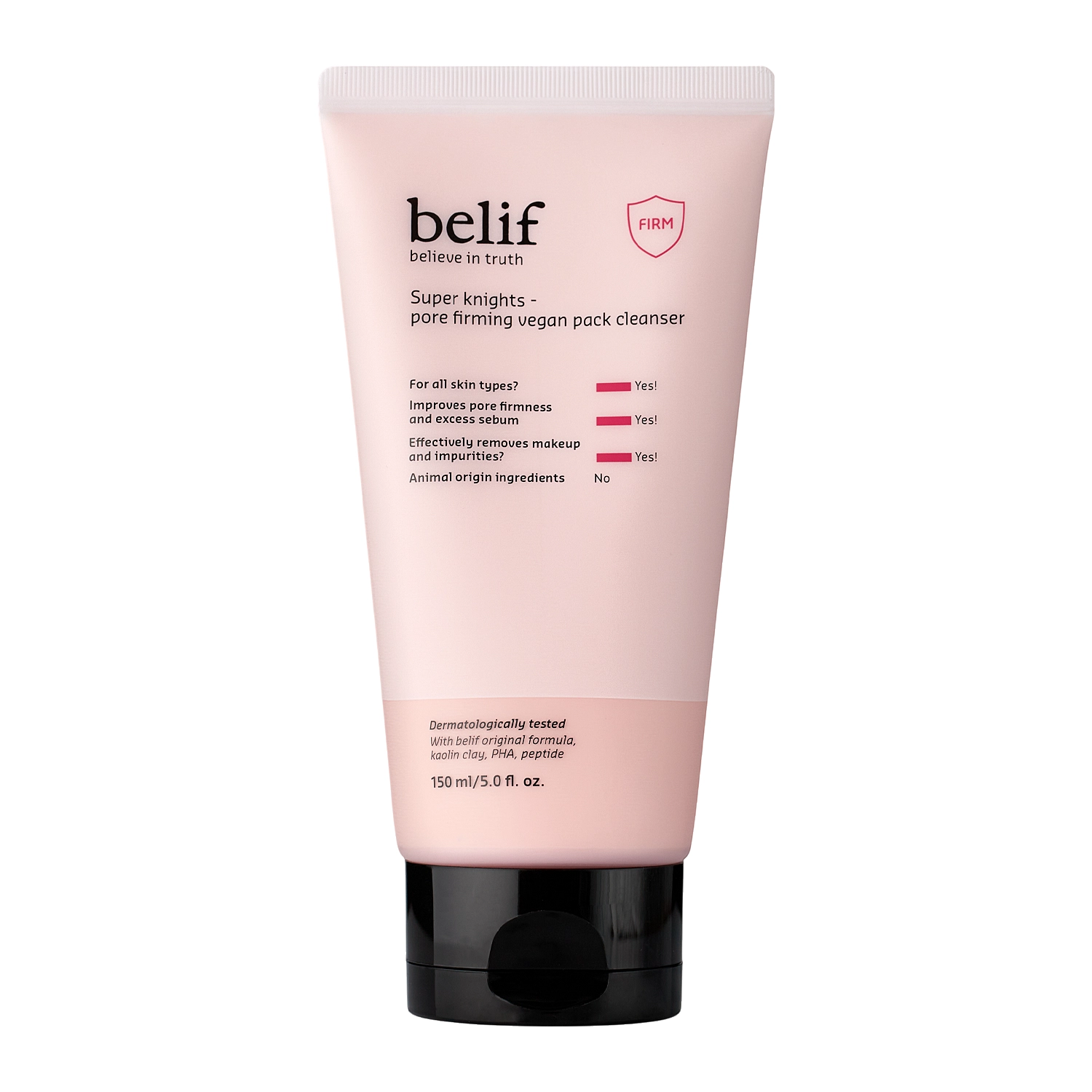 Belif - Super Knights Pore FIrming Vegan Pack Cleanser - Čisticí pěna na obličej - 150 ml