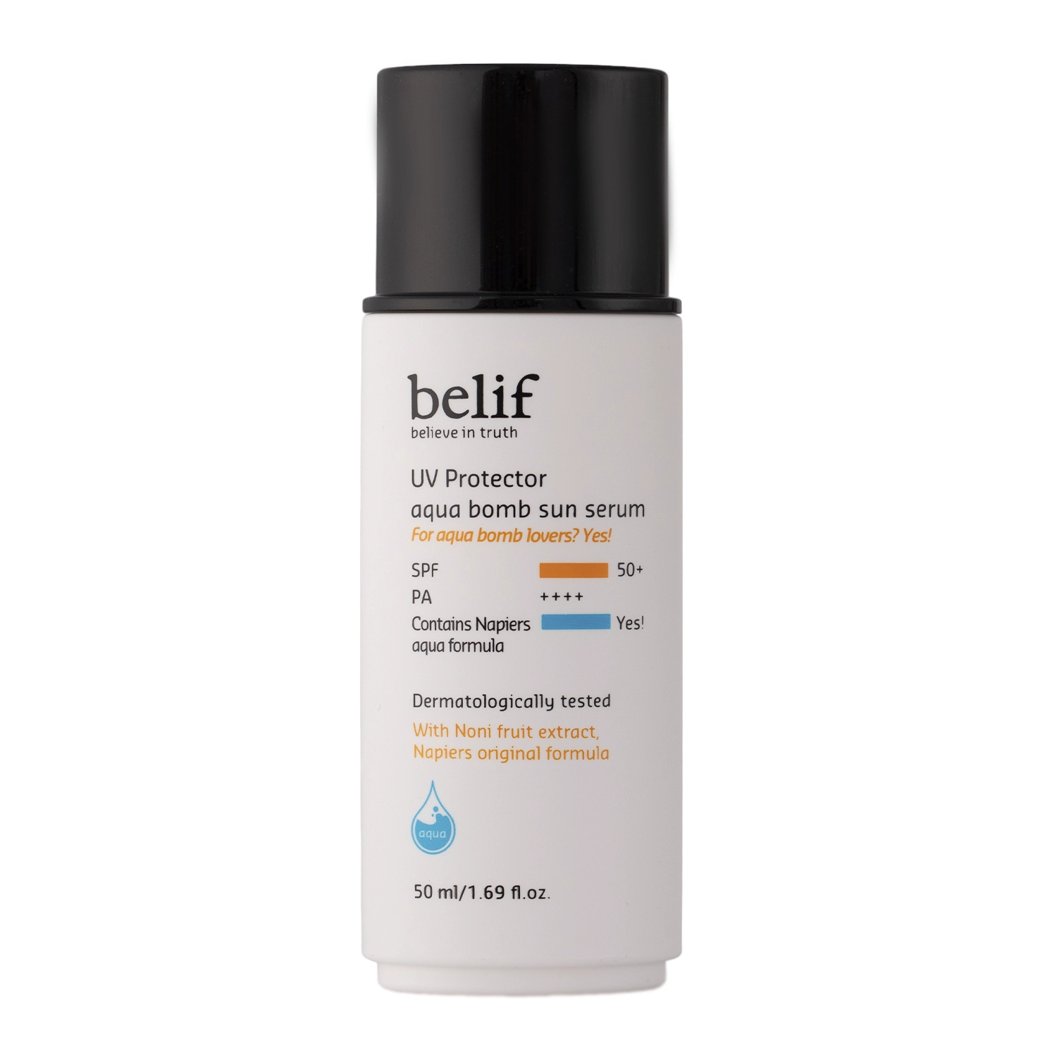 Belif - UV Protector Aqua Bomb Sun Serum SPF50+ PA++++ - hHydratační krém s SPF na obličej - 50 ml