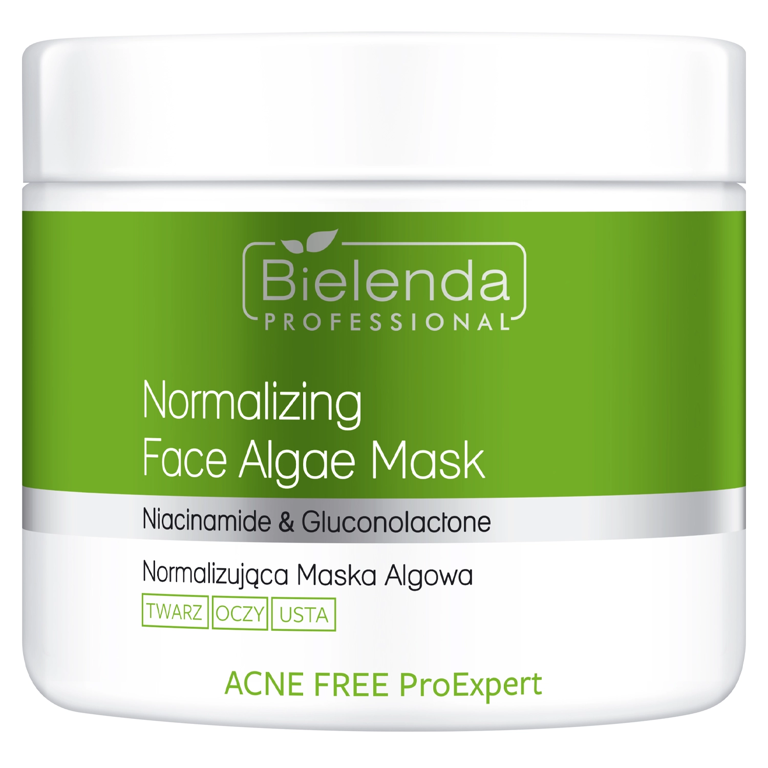 Bielenda Professional - Acne Free ProExpert - Normalizující maska s řasami - 160 g