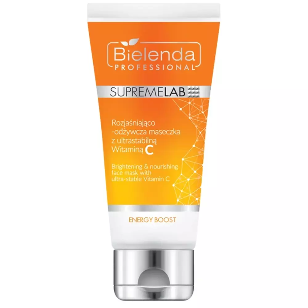 Bielenda Professional - Supremelab - Energy Boost - Brightening&Nourishing Face Mask with Ultra-Stable Vitamin C - Rozjasňující a vyživující maska s vysoce stabilním vitamínem C - 70 ml