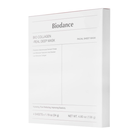 Biodance - Bio-Collagen Real Deep Mask Set - Sada zpevňujících kolagenových masek na obličej - 4ks/34g