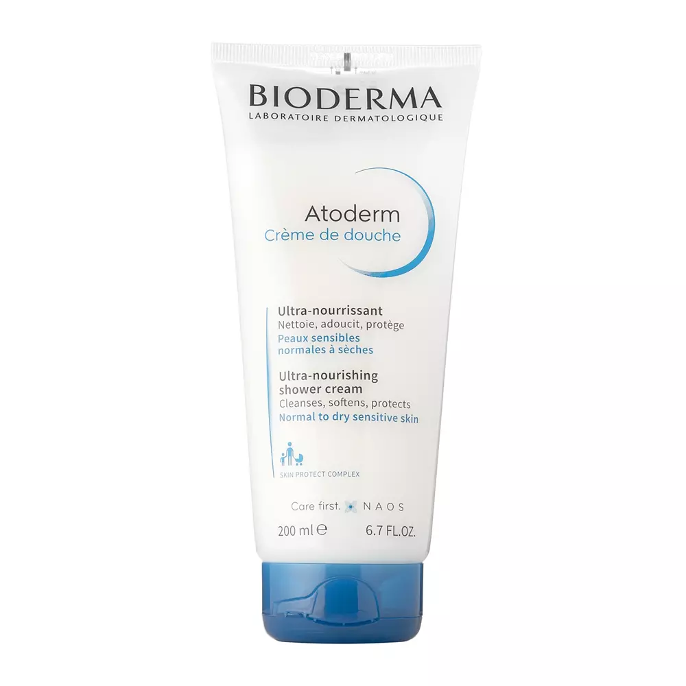 Bioderma - Atoderm Crème de Douche - Mycí krémový gel na obličej a tělo - 200 ml
