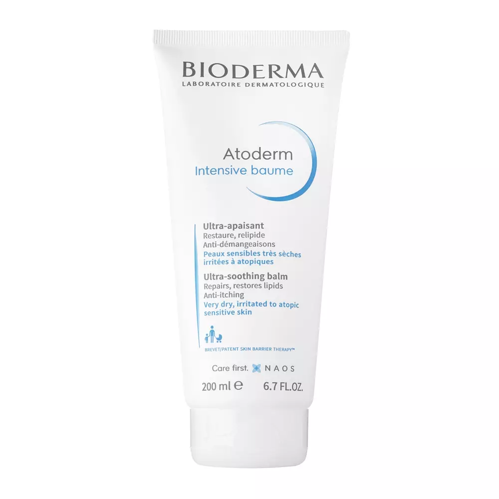 Bioderma - Atoderm Intensive Baume - Intenzivně zklidňující balzám na obličej a tělo - 200 ml