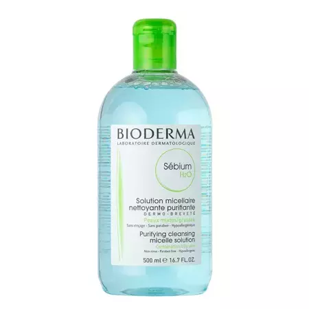 Bioderma - Sebium H2O - Antibakteriální micelární voda pro aknózní pleť - 500 ml