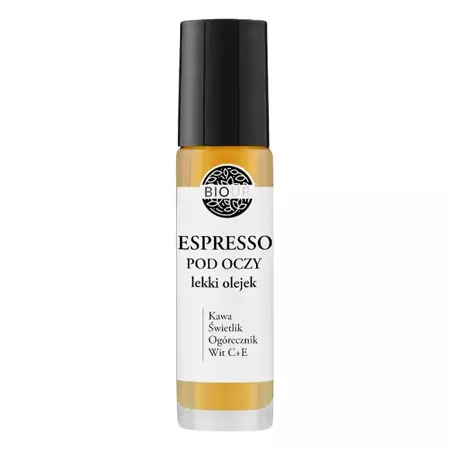 Bioup - Espresso - Lehký olej na oční okolí - Zlepšení pružnosti a hydratace - 10 ml