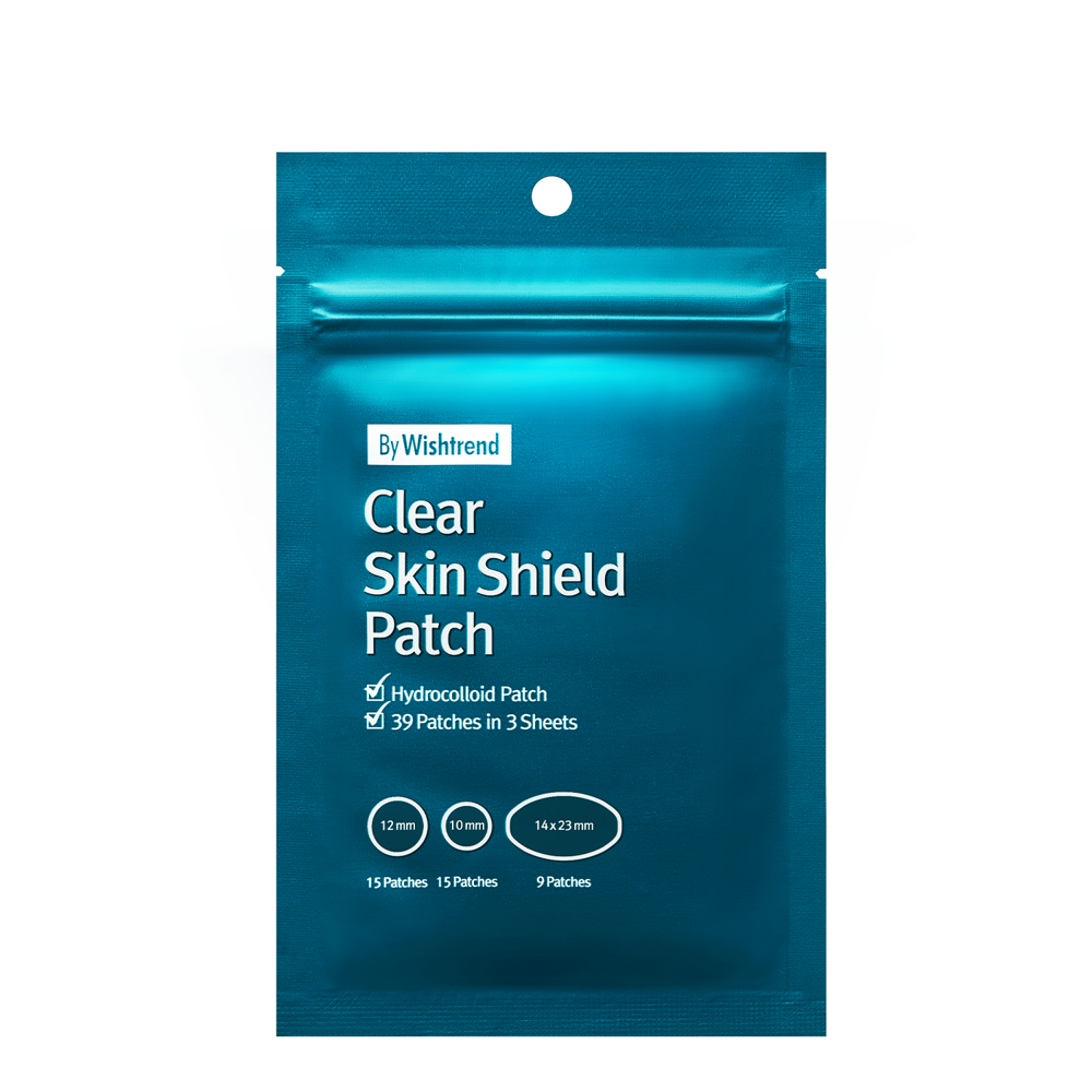 By Wishtrend - Clear Skin Shield Patch - Hydrokoloidní náplasti na nedokonalosti - 39 ks