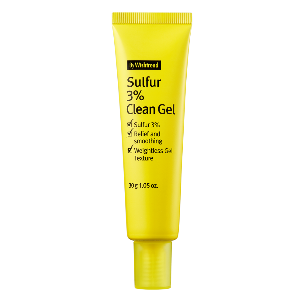 By Wishtrend - Sulfur 3% Clean Gel - Lokální gel na nedokonalosti - 30 ml