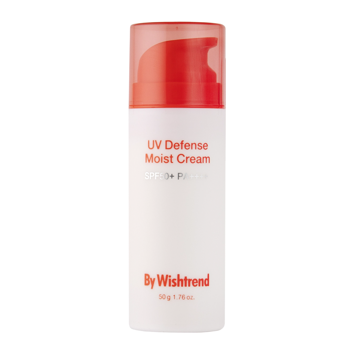 By Wishtrend - UV Defense Moist Cream SPF 50+ PA++++ - Hydratační krém s SPF na obličej - 50 g