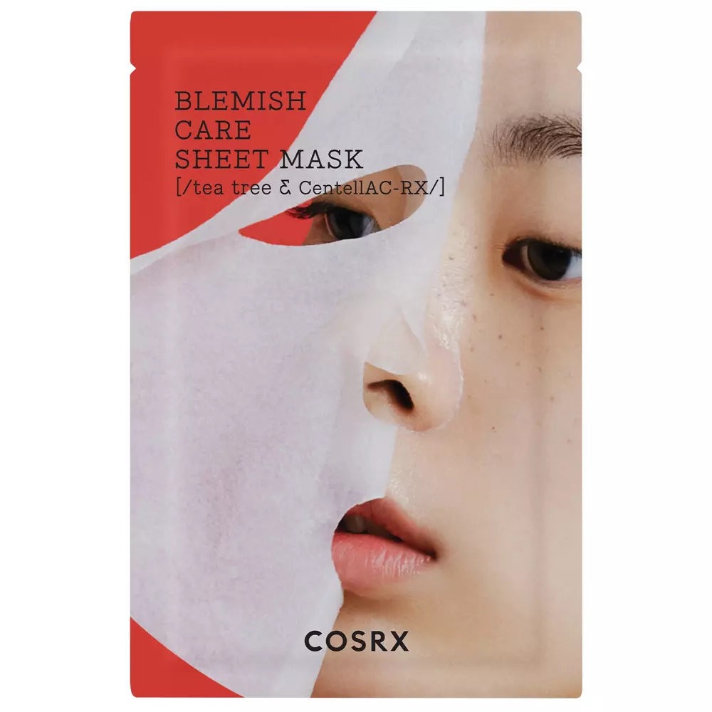 COSRX - AC Collection Blemish Care Sheet Mask - Textilní maska s extraktem z tea tree proti nedokonalostem - 26 g