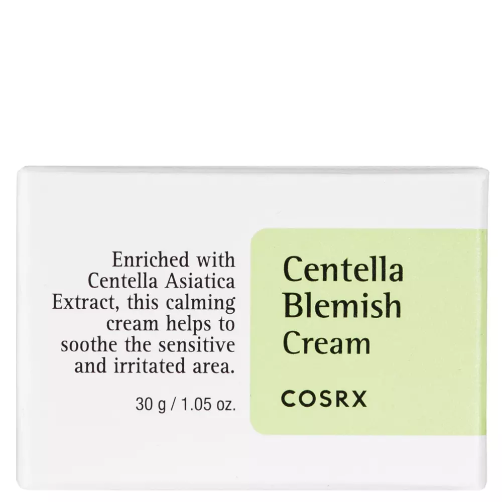 COSRX - Centella Blemish Cream - Zklidňující krém pro problematickou pleť - 30 ml