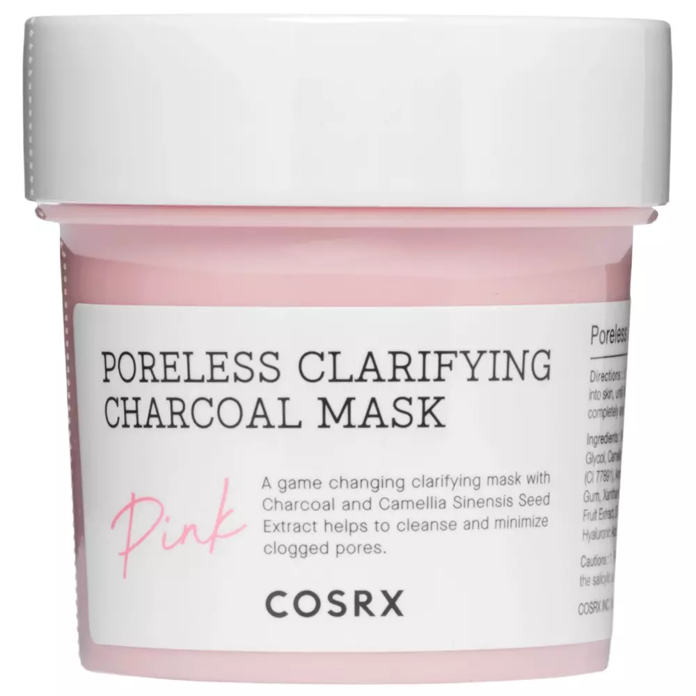 COSRX - Poreless Clarifying Charcoal Mask - Čisticí maska s aktivním uhlím stahující póry - 110 g