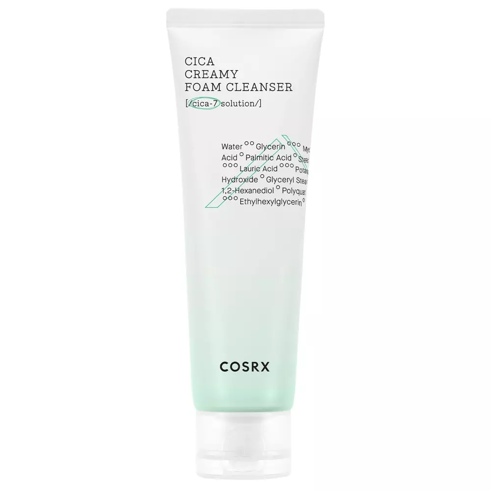 COSRX - Pure Fit Cica Creamy Foam Cleanser - Čisticí pěna pro problematickou a citlivou pleť - 75 ml