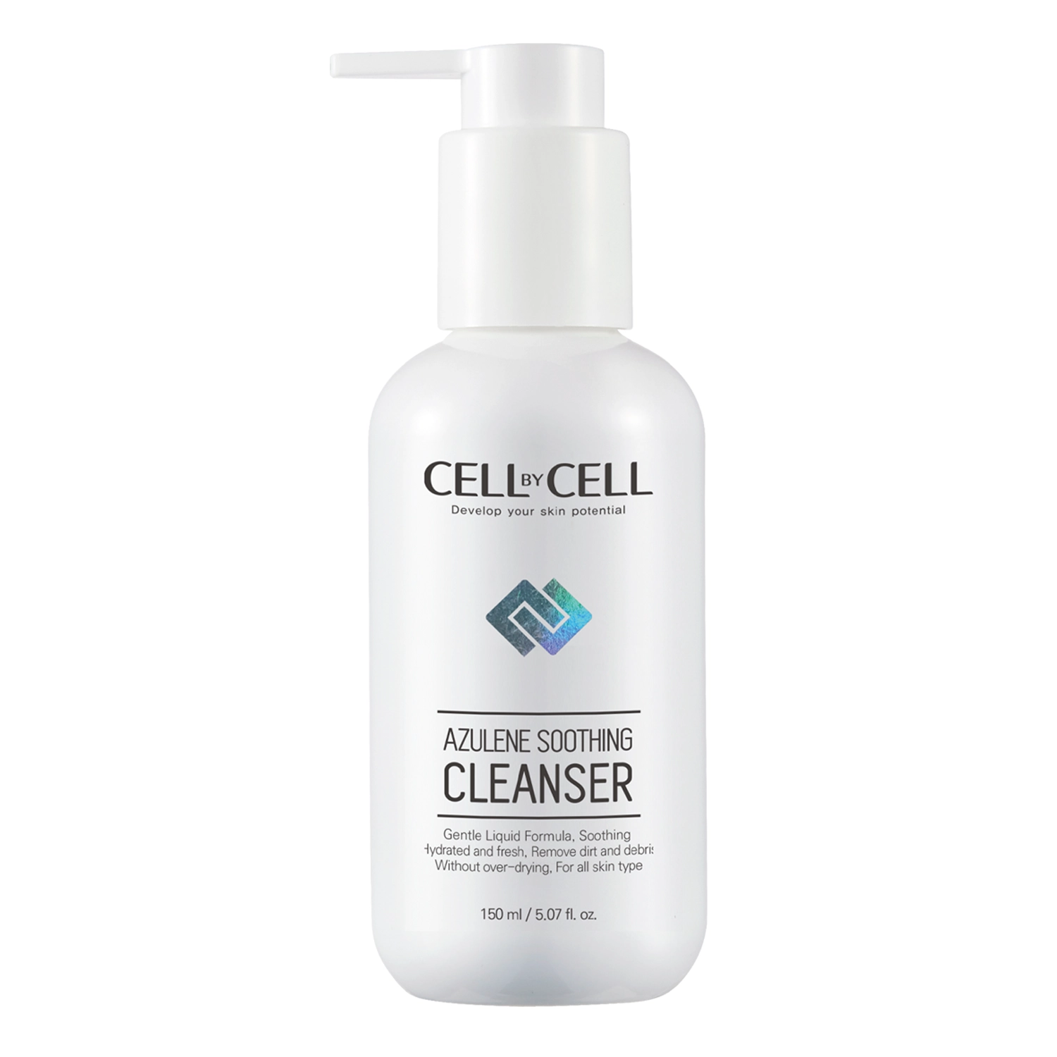 Cell by Cell - Azulene Soothing Cleanser - Azulene Facial Cleansing Gel - 150 ml