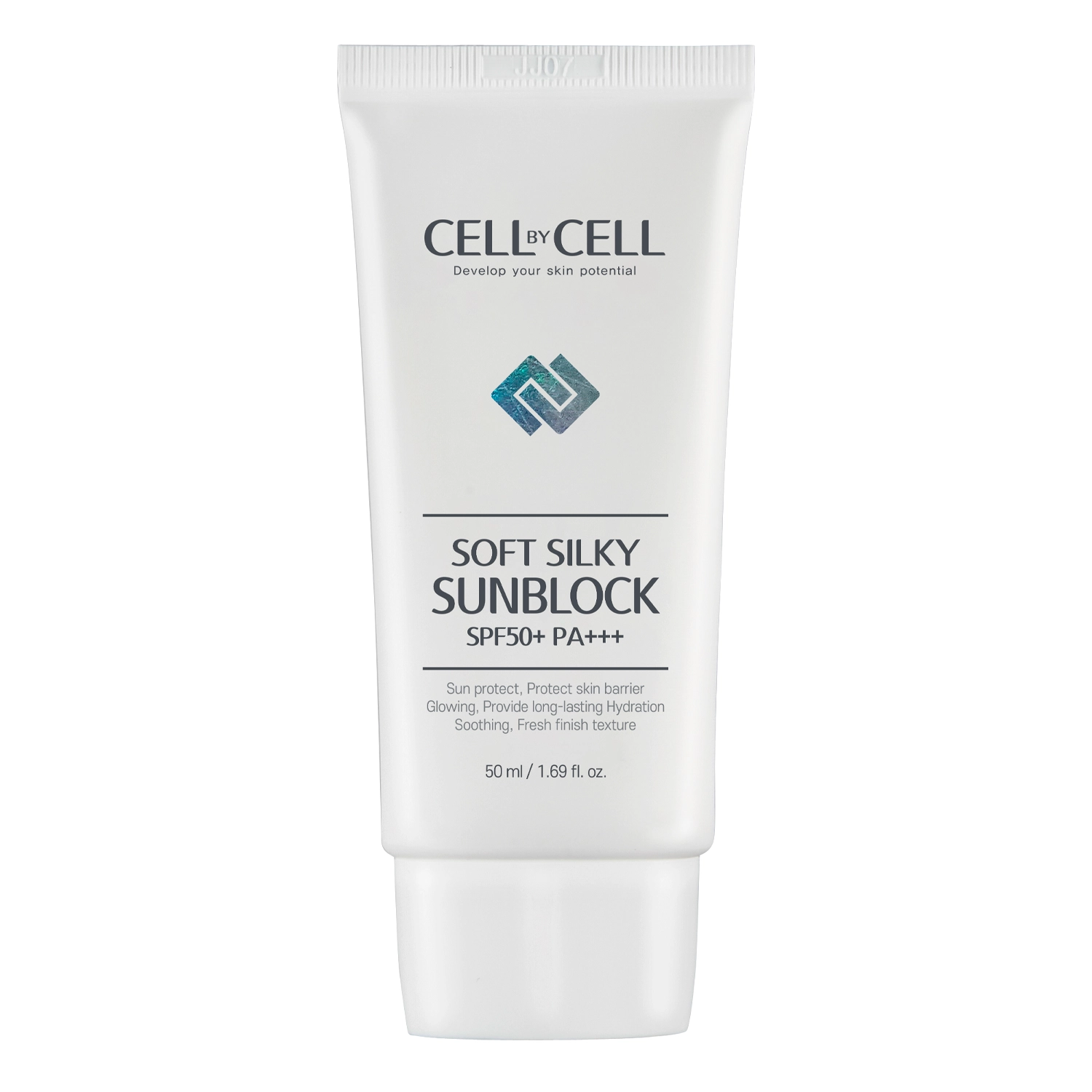 Cell by Cell - Soft Silky Sun Block SPF50+/PA+++ - Jemný opalovací krém - 50 ml