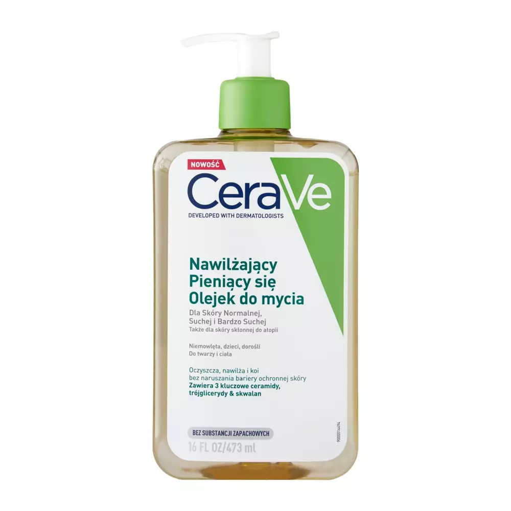 CeraVe - Hydratační čisticí pěnící olej - 473 ml