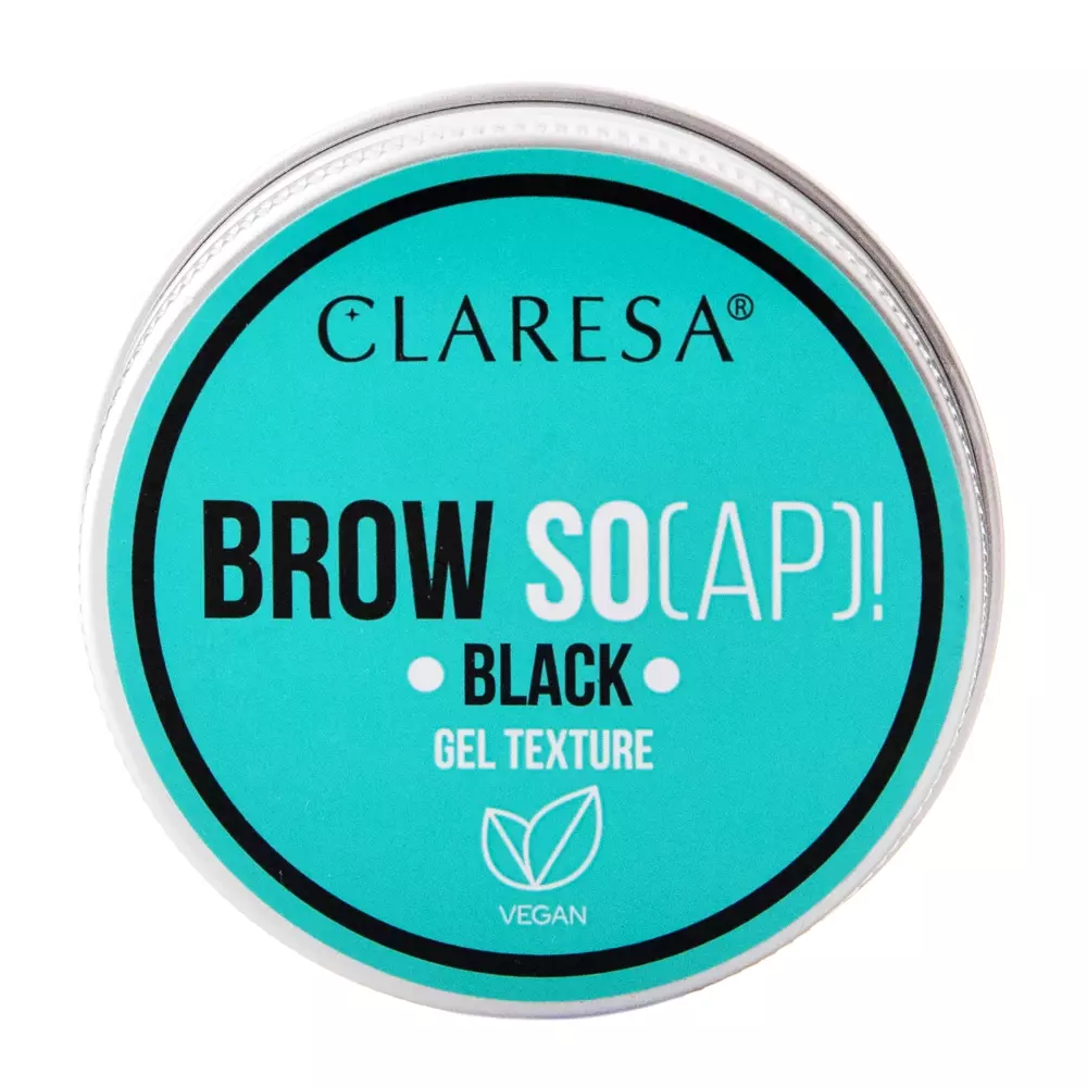 Claresa - BROW SO(AP)! - Black - Černé mýdlo na obočí - 30ml