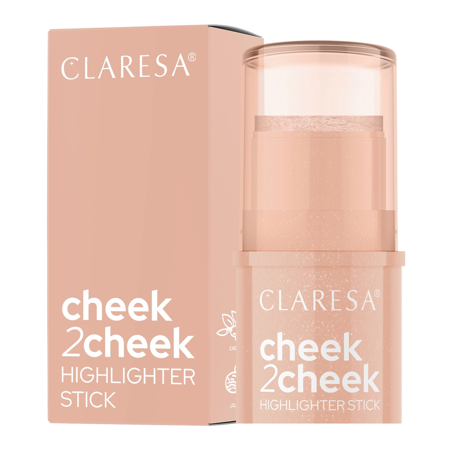 Claresa - Cheek 2 Cheek - Rozjasňovač v tyčince - 01 Pearl Shine - 5,5 g