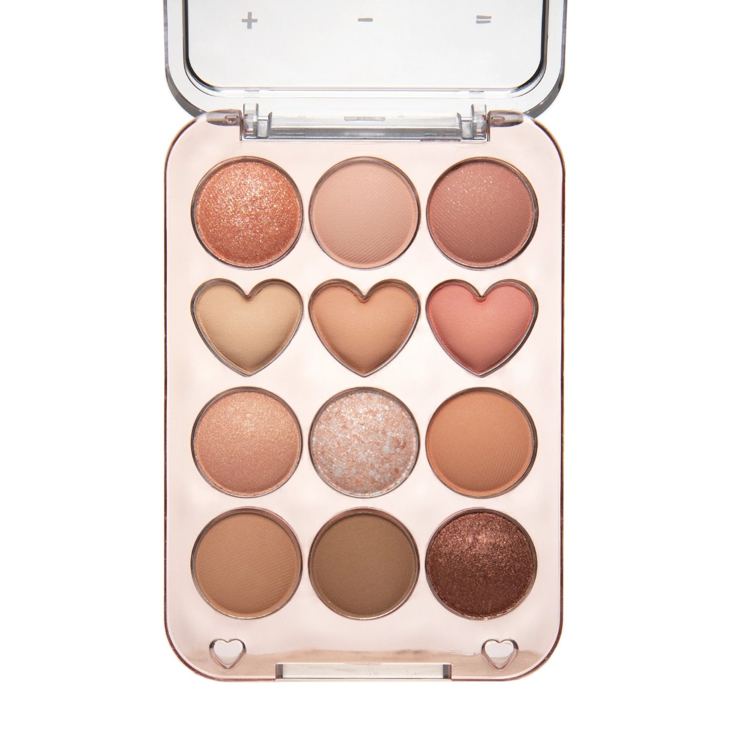 Colorgram -  Pin Point Eyeshadow Palette - Paleta očních stínů - 01 Peach + Coral - 9,9 g