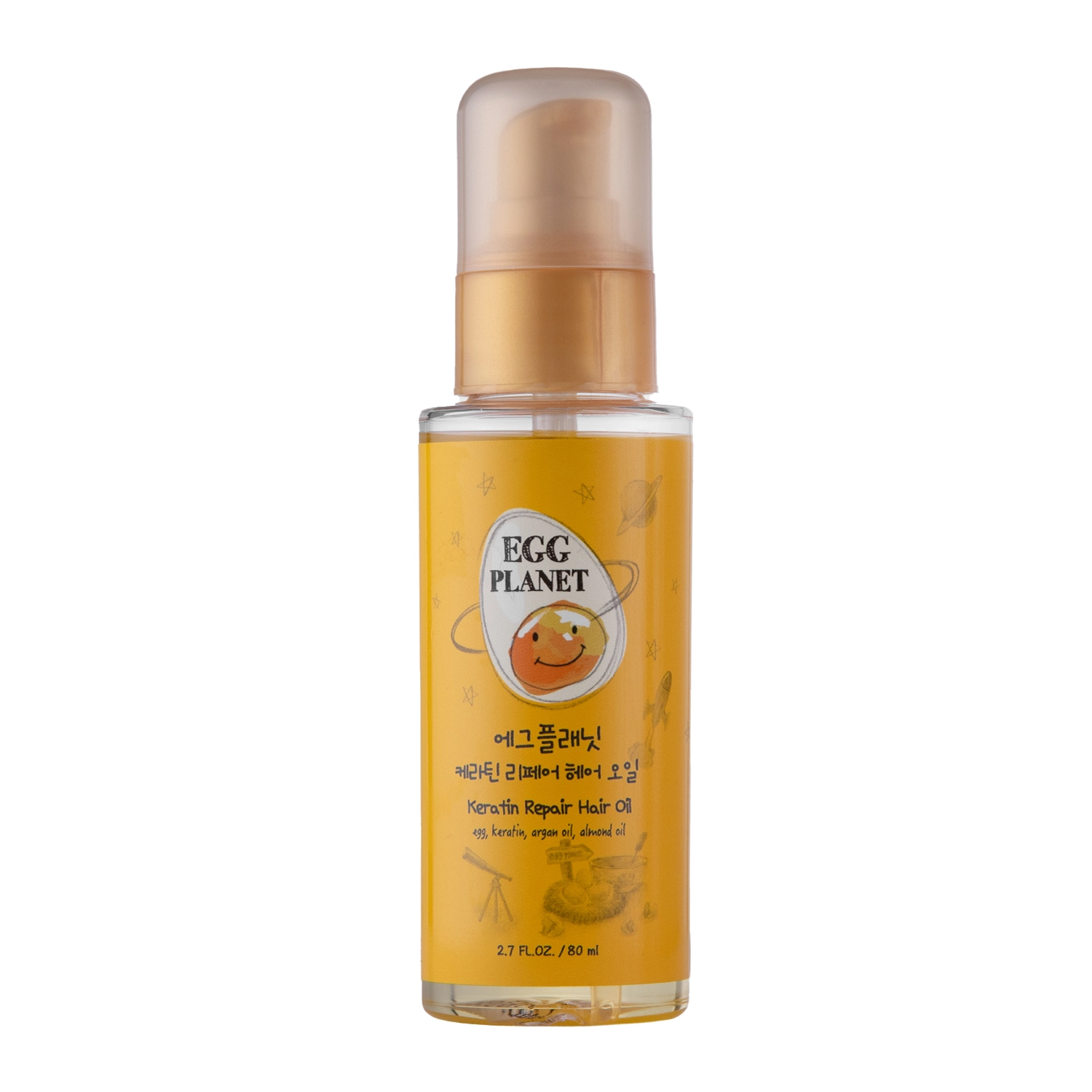 Daeng Gi Meo Ri - Egg Planet Keratin Repair Hair Oil - Revitalizační olej na vlasy s keratinem - 80 ml