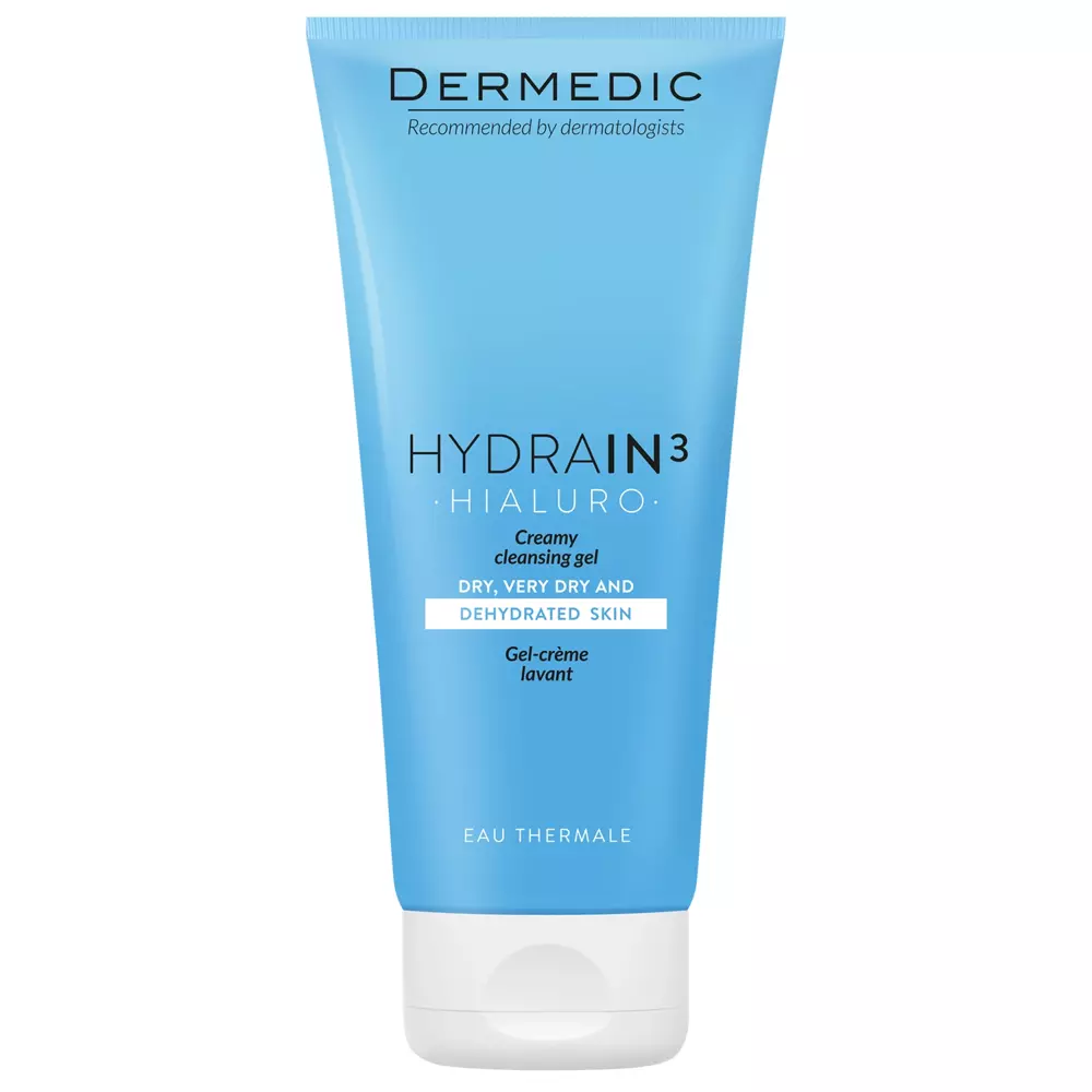 Dermedic - Hydrain 3 Hialuro - Creamy Cleansing Gel - Krémový čisticí gel - 200 ml