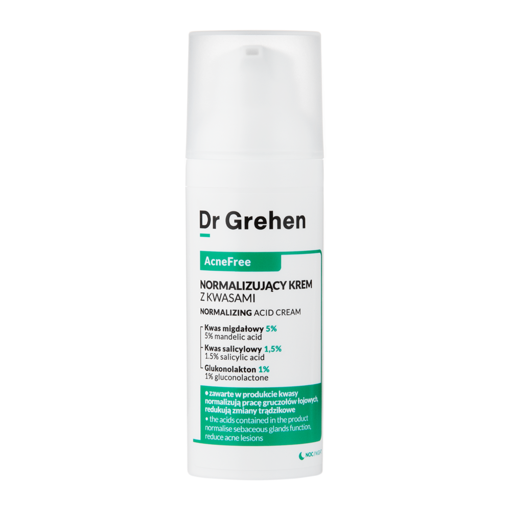 Dr Grehen - AcneFree - Normalizing Acid Cream - Normalizující krém s kyselinami - 50 ml