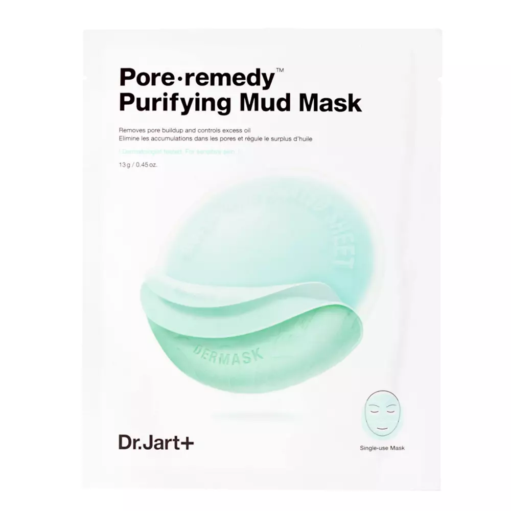 Dr.Jart+ - Pore Remedy Purifying Mud Mask - Čisticí textilní maska - 13 g