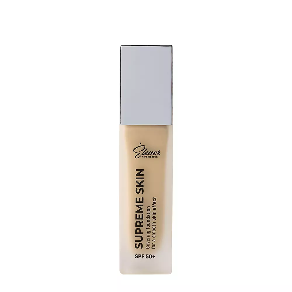 Elever Cosmetics - Supreme Skin SPF50+ - Beige - Lehký make-up s SPF - 30 ml  