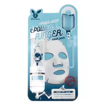 Elizavecca - Aqua Deep Power Ringer Mask - Hydratační plátýnková maska - 23 ml