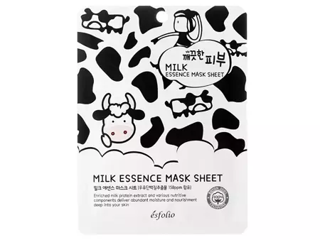 Esfolio - Pure Skin Milk Essence Mask Sheet - Textilní maska s mléčnými bílkovinami - 25 ml