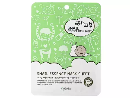 Esfolio - Pure Skin Snail Essence Mask Sheet - Textilní maska se šnečím slizem - 25 ml