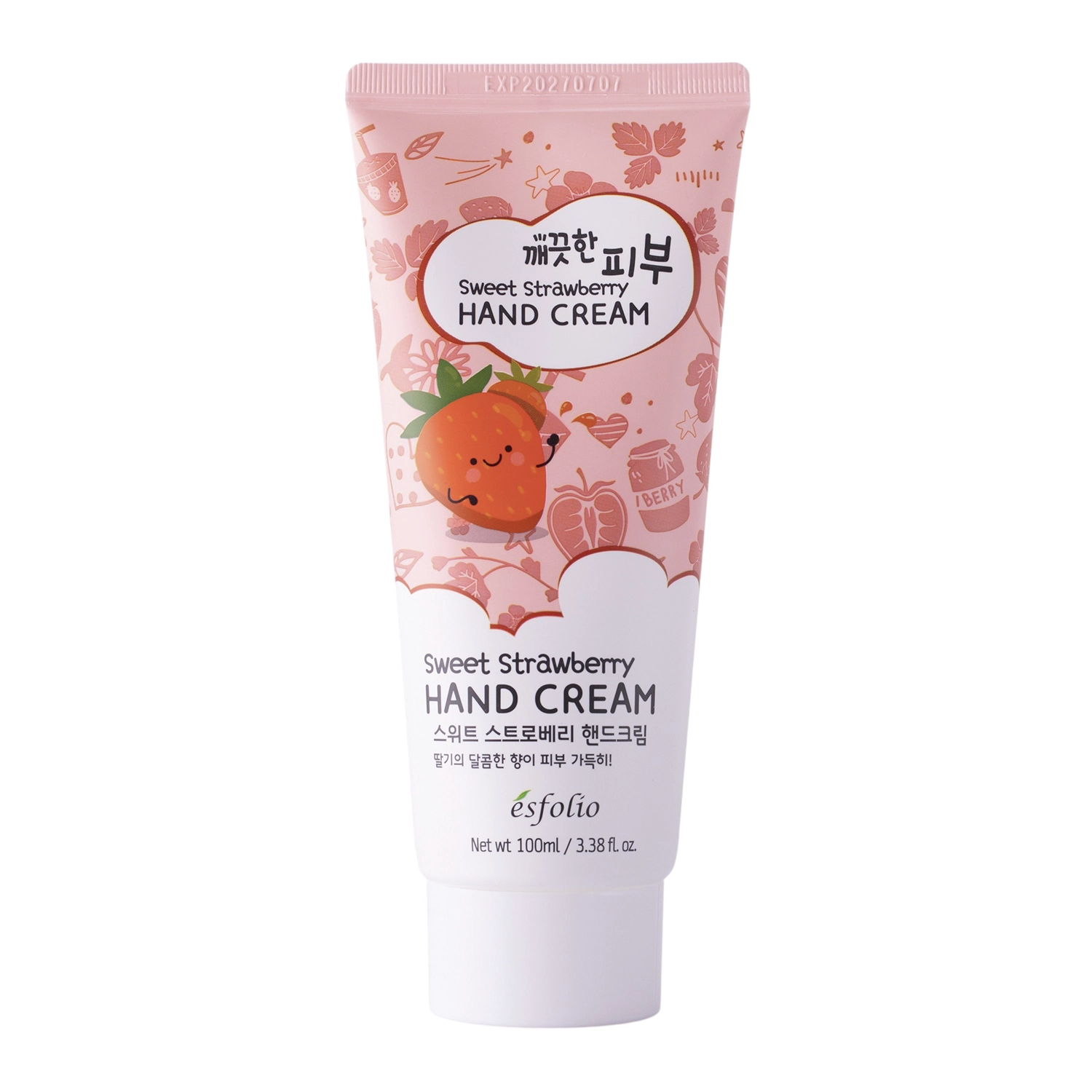 Esfolio - Sweet Strawberry Hand Cream - Hydratační krém na ruce - 100 ml