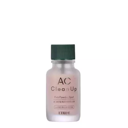 Etude House - AC Clean up Pink Powder Spot - Lokální sérum na pupínky a nedokonalosti - 15 ml