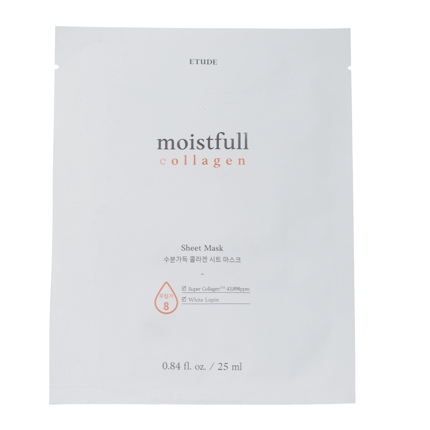 Etude House - Moistfull Collagen Sheet Mask - Zpevňující textilní maska s kolagenem - 25 ml