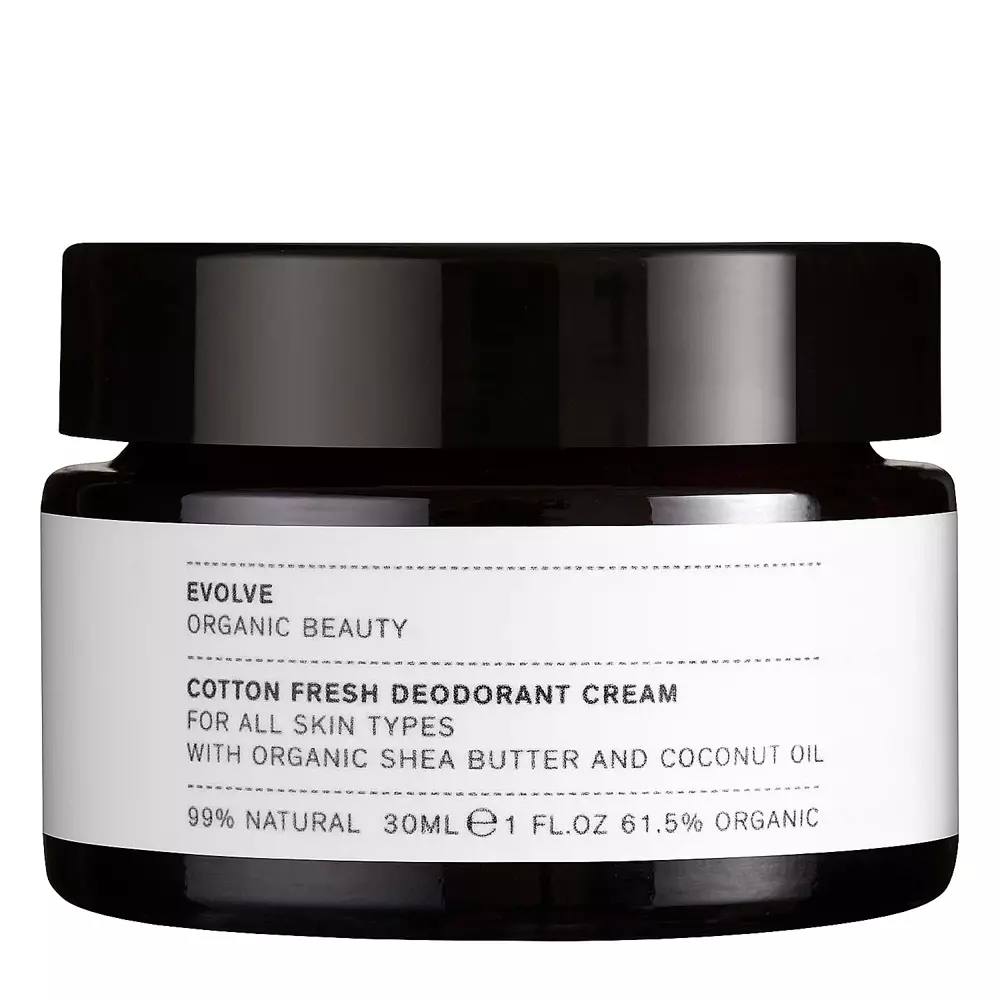 Evolve Organic Beauty - Cotton Fresh Natural Deodorant Cream - Přírodní krémový deodorant - 30 ml