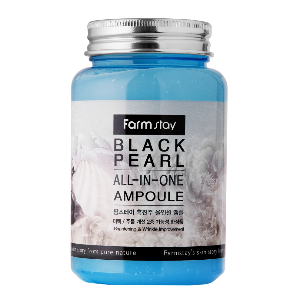 Farmstay - Black Pearl All-In-One Ampoule - Revitalizační ampule na obličej s extraktem z černé perly - 250 ml