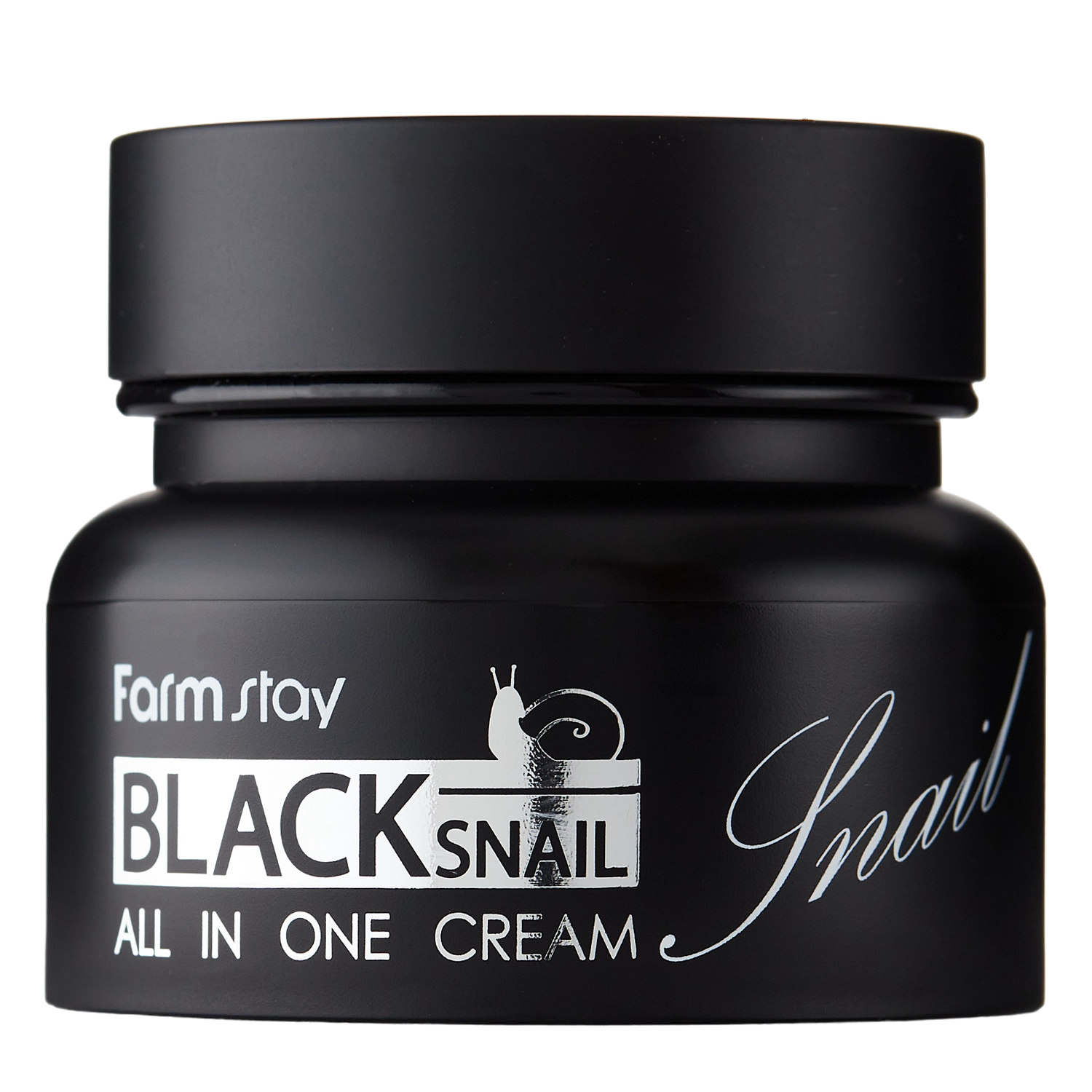 Farmstay - Black Snail All-In-One Cream - Revitalizační krém na obličej a dekolt s filtrátem šnečího slizu - 100 ml