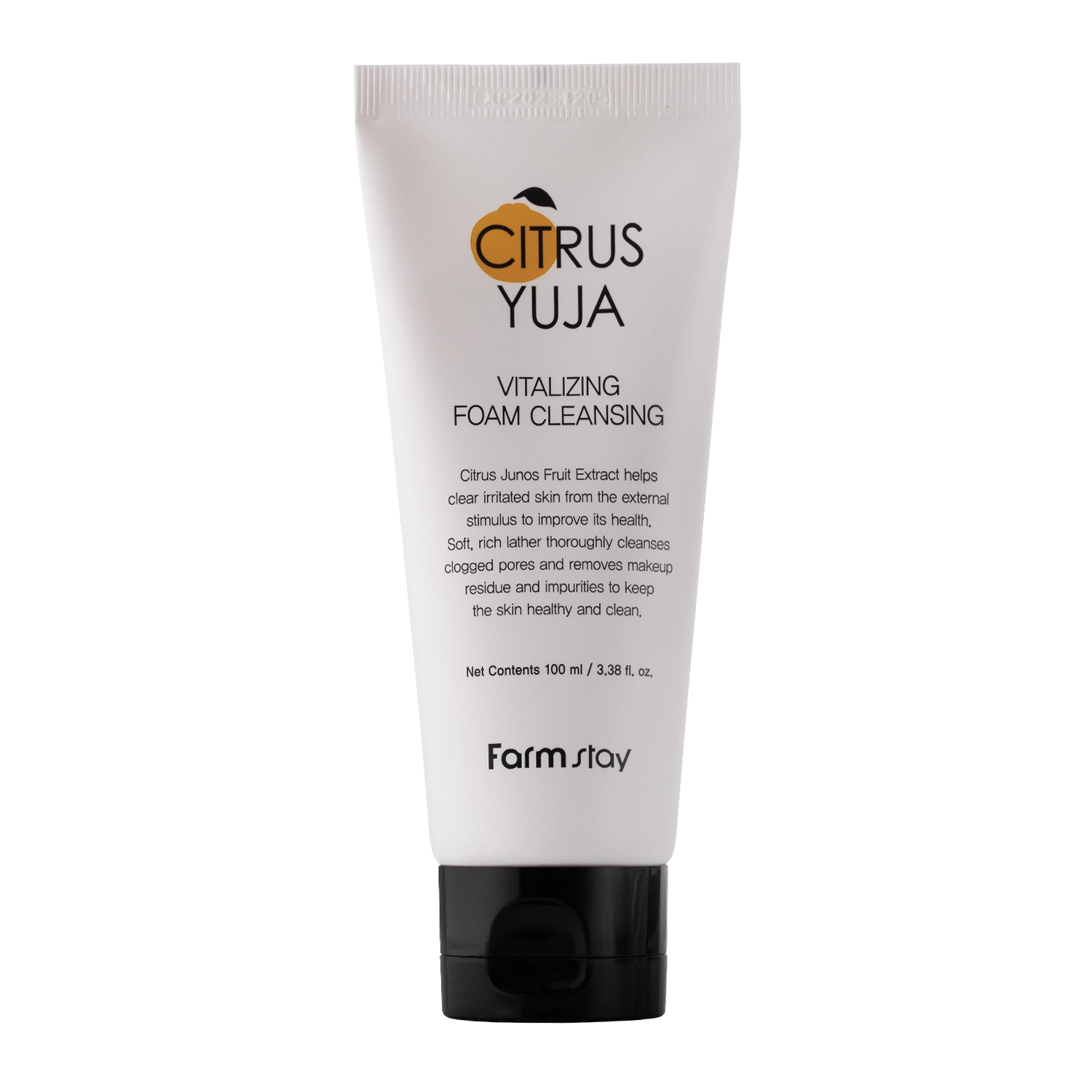 Farmstay - Citrus Yuja Vitalizing Foam Cleansing - Čisticí pěna na obličej s extraktem z ovoce Yuzu - 100 ml